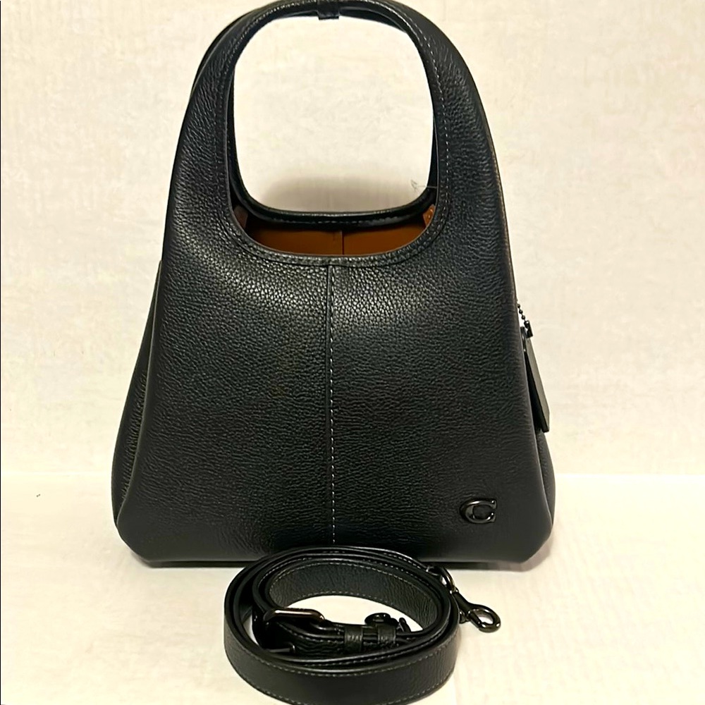 NWT Coach Lana 23 Pewter/Black